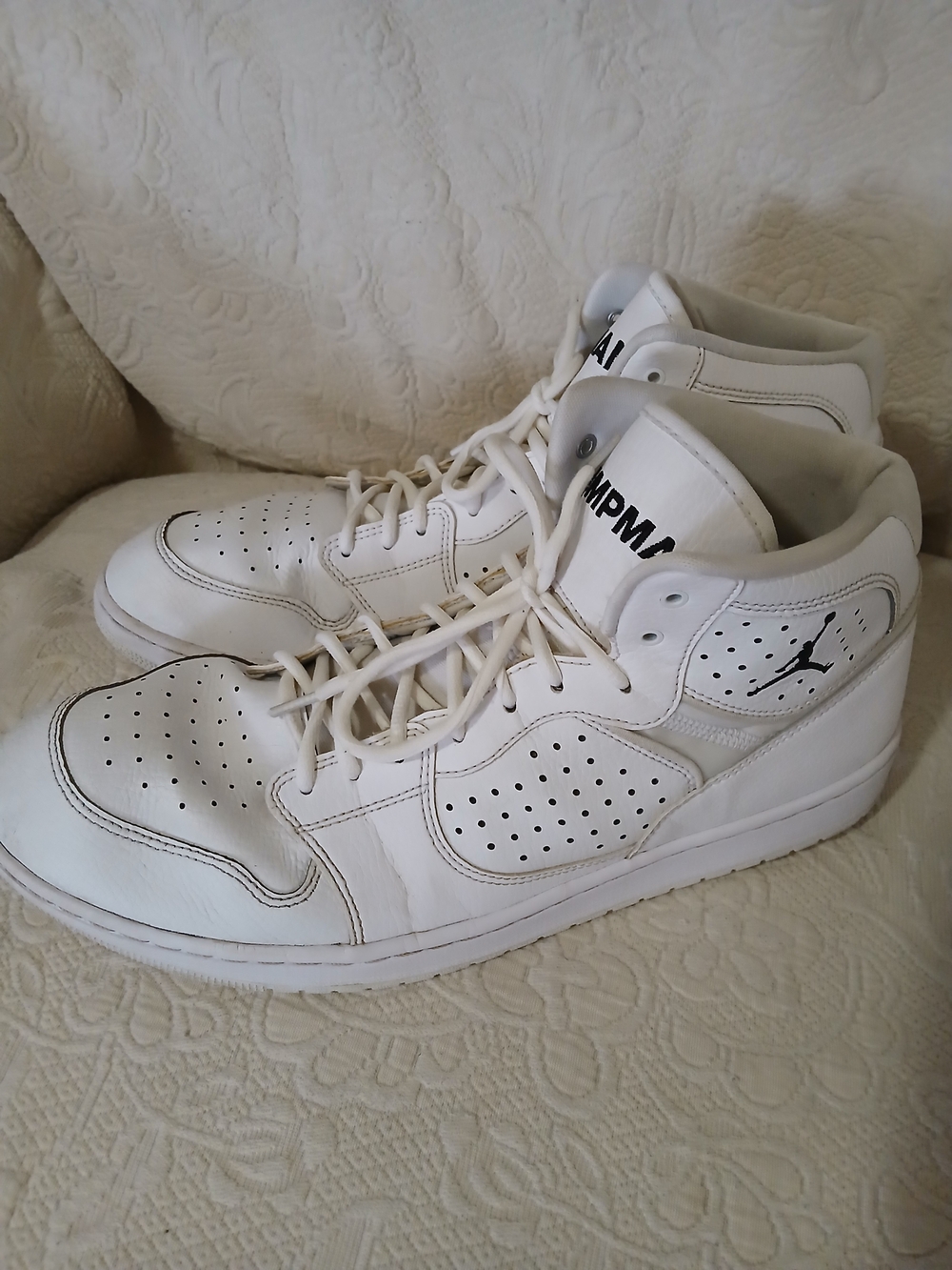 Nike Jordan Jumpman White High Top Basketball AR3762-100 Shoes Size Mens 13